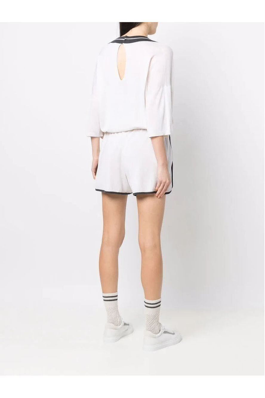 Brunello Cucinelli | V-Neck Fine-Knit Top