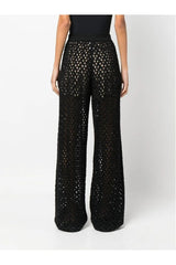 Brunello Cucinelli | Open-Knit Wide-Leg Trousers