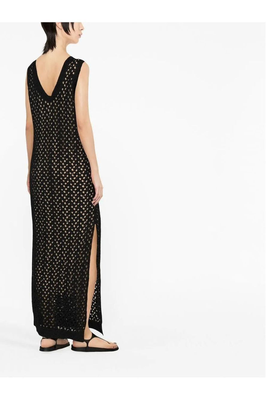 Brunello Cucinelli | Open-Knit Maxi Dress