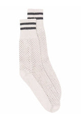 Brunello Cucinelli | Perforated-Detail Ankle Socks