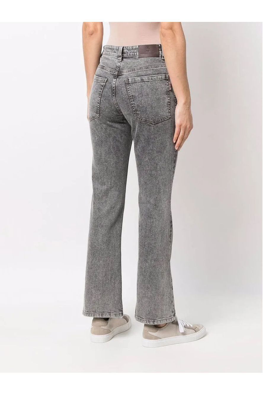 Brunello Cucinelli | Mid-Rise Flared Jeans