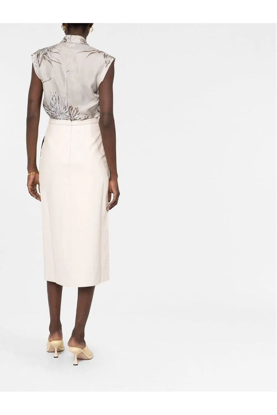 Brunello Cucinelli | Abstract-Print Silk Blouse