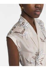 Brunello Cucinelli | Abstract-Print Silk Blouse