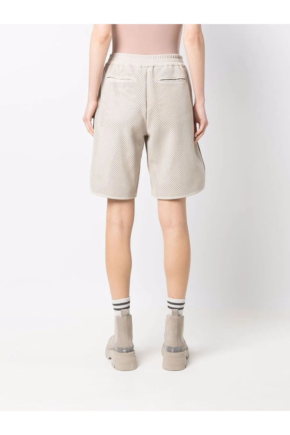 BRUNELLO CUCINELLI | Drawstring-Waist Shorts