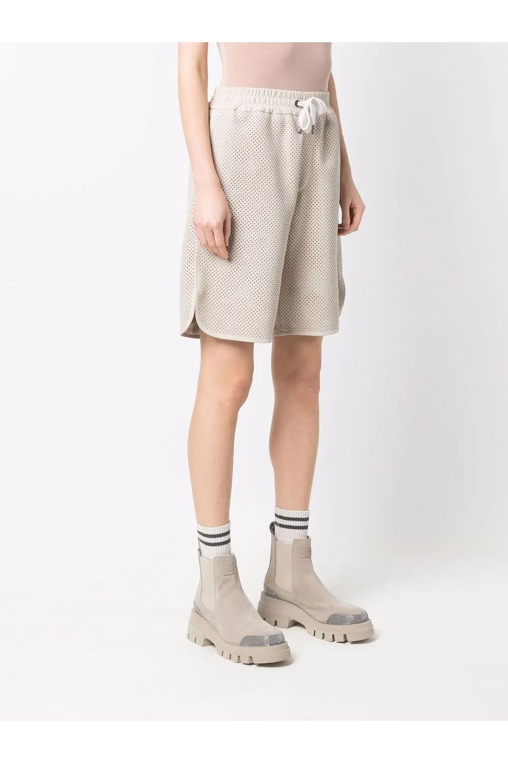 BRUNELLO CUCINELLI | Drawstring-Waist Shorts