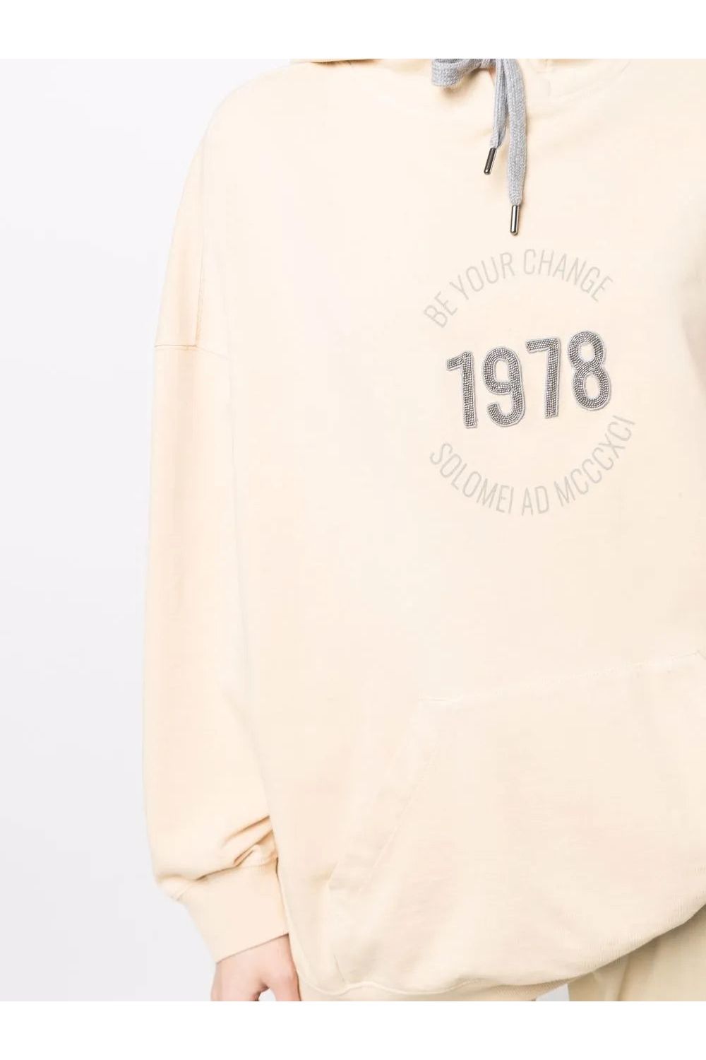 BRUNELLO CUCINELLI | Logo-Print Pullover Hoodie