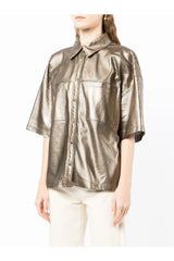 BRUNELLO CUCINELLI | Perforated Suede Shirt Jacket