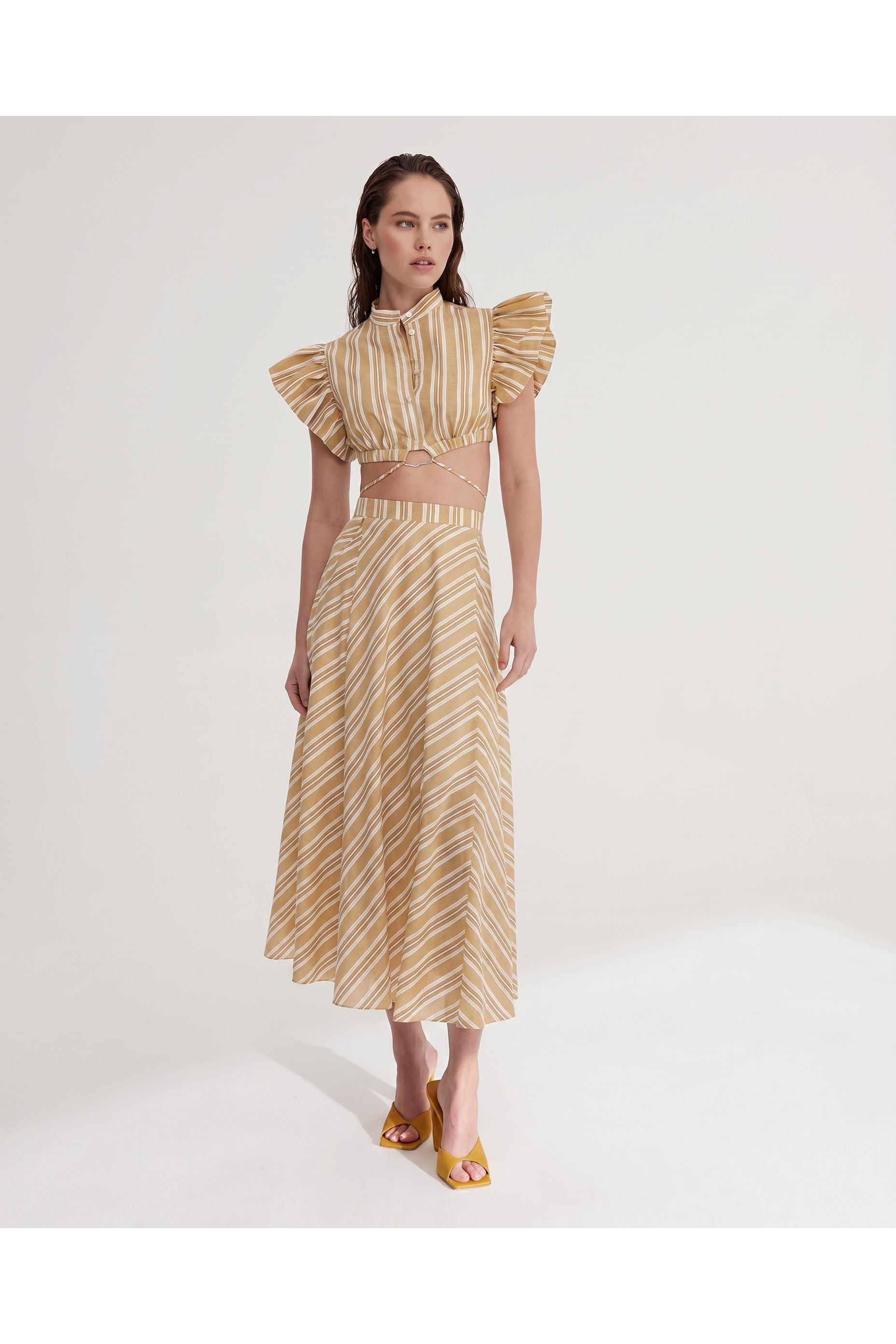Significant Other Eadie Skirt Amber Stripe
