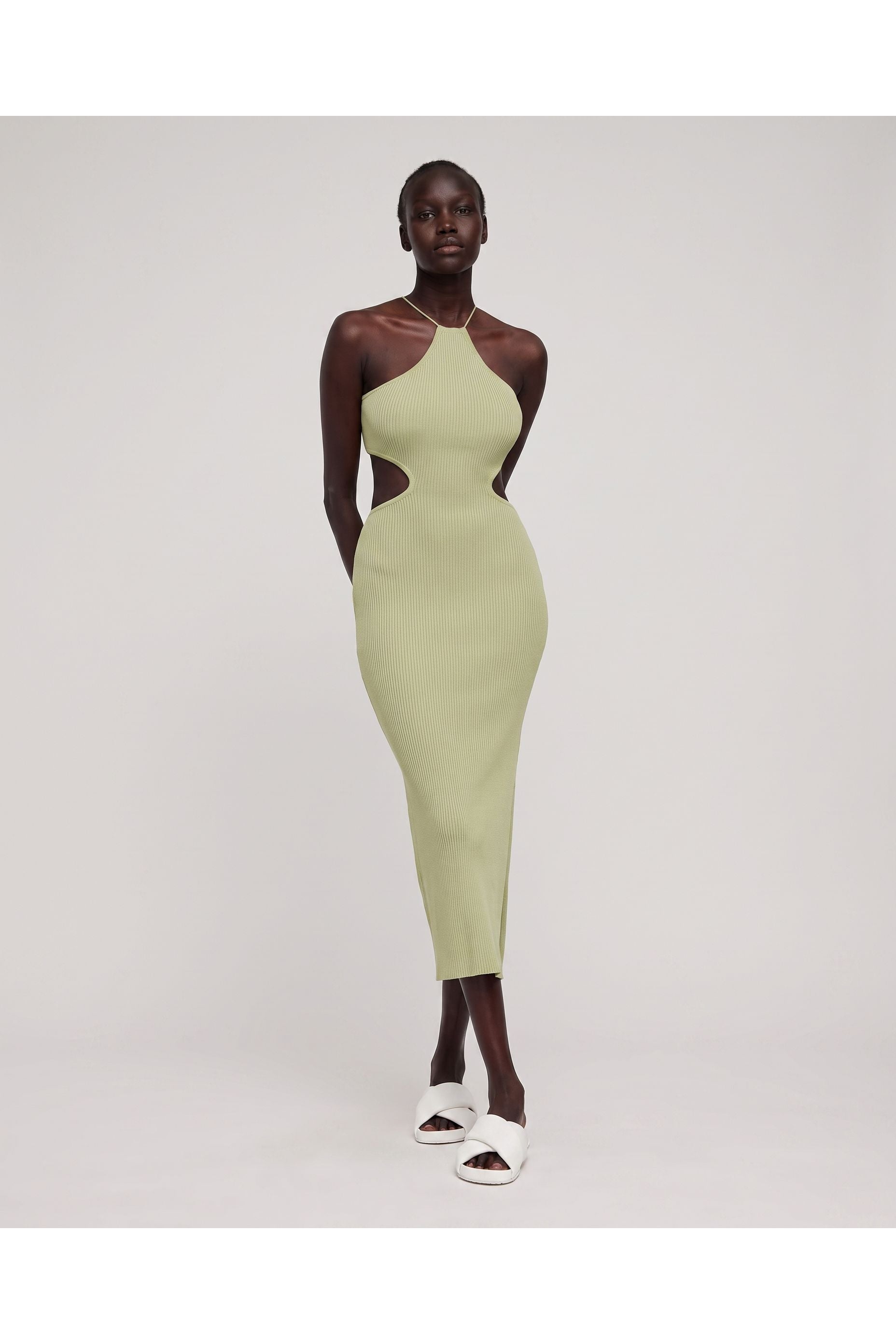 Significant Other Skye Midi Dress Avocado