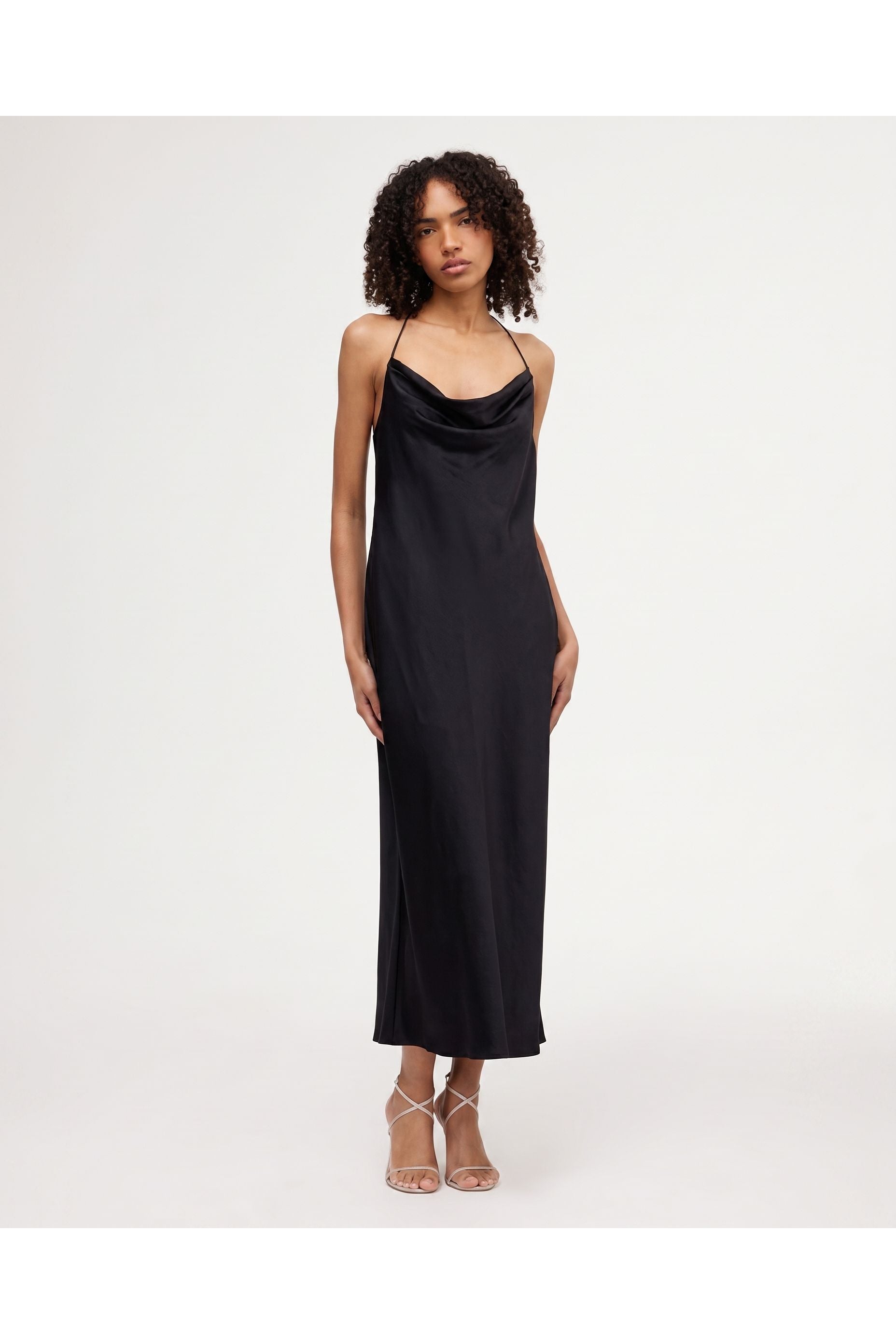 Significant Other Danika Cowl Dress Black