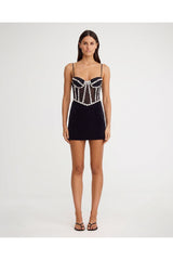 Significant Other Kimberley Micro Mini Dress Black