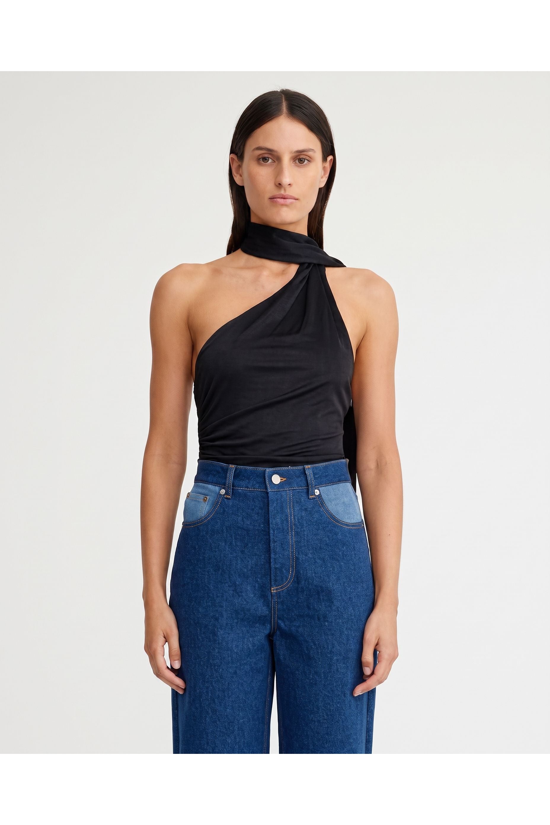 Significant Other Delphine Top Black