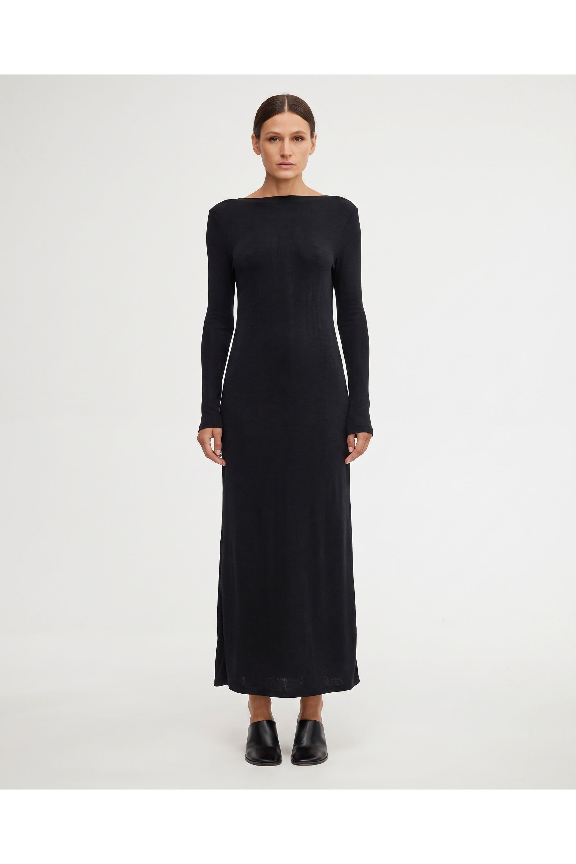 Significant Other Luna Long Sleeve Maxi Dress Black