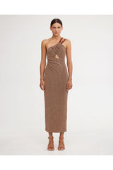 Significant Other Gia Midi Dress Bronze
