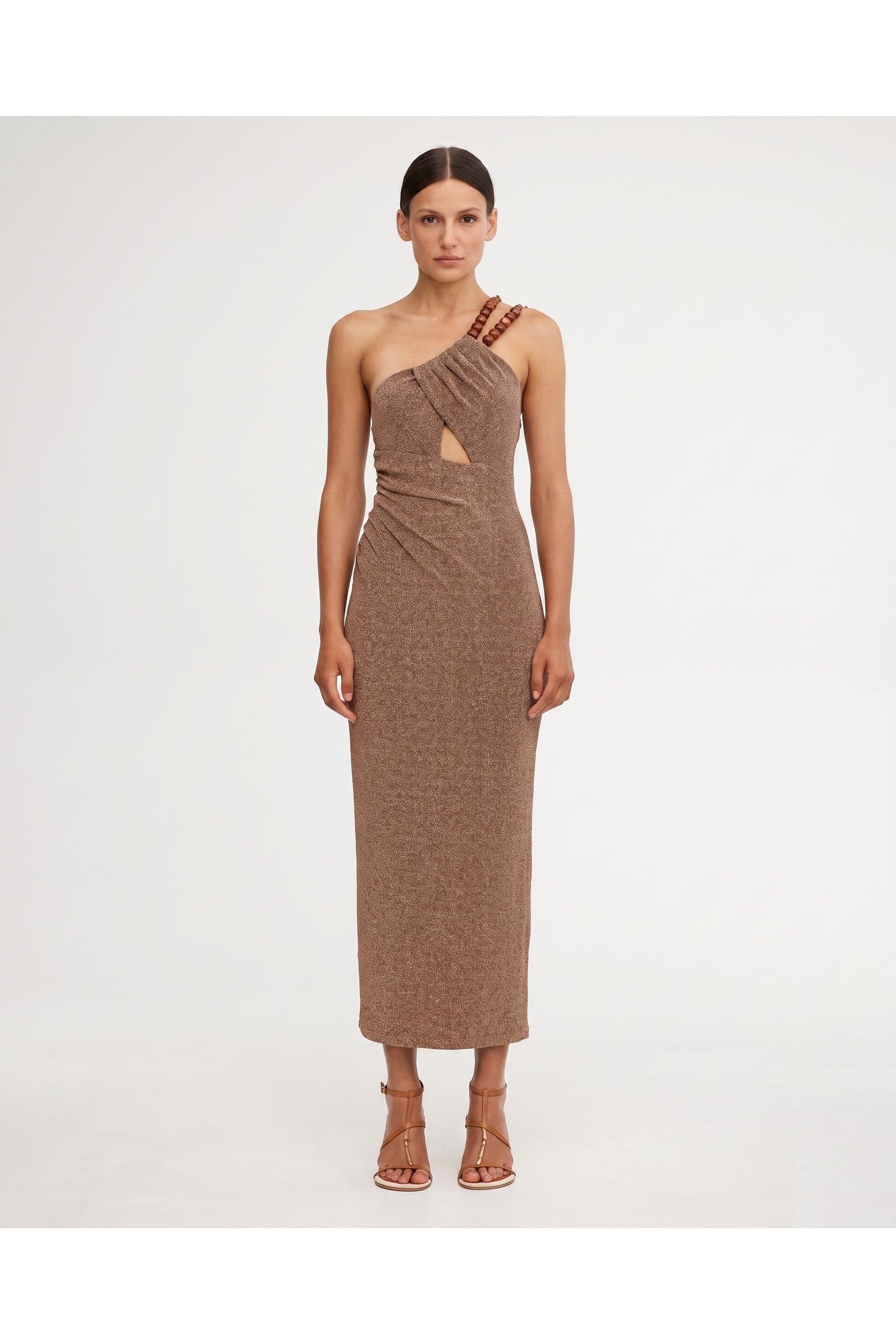 Significant Other Gia Midi Dress Bronze