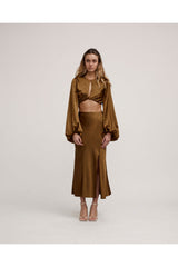 Significant Other Mimi Top Dark Gold