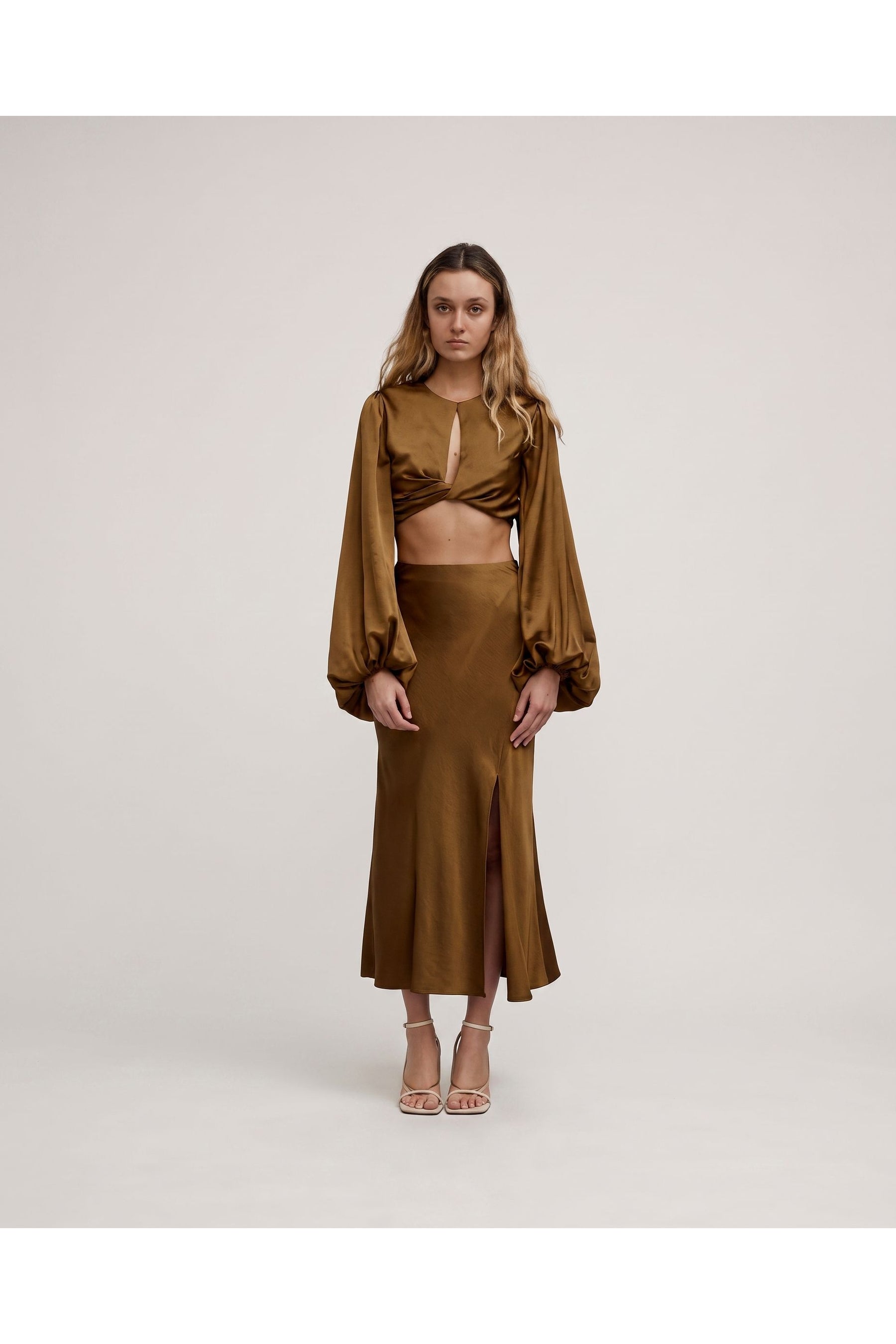 Significant Other Mimi Top Dark Gold