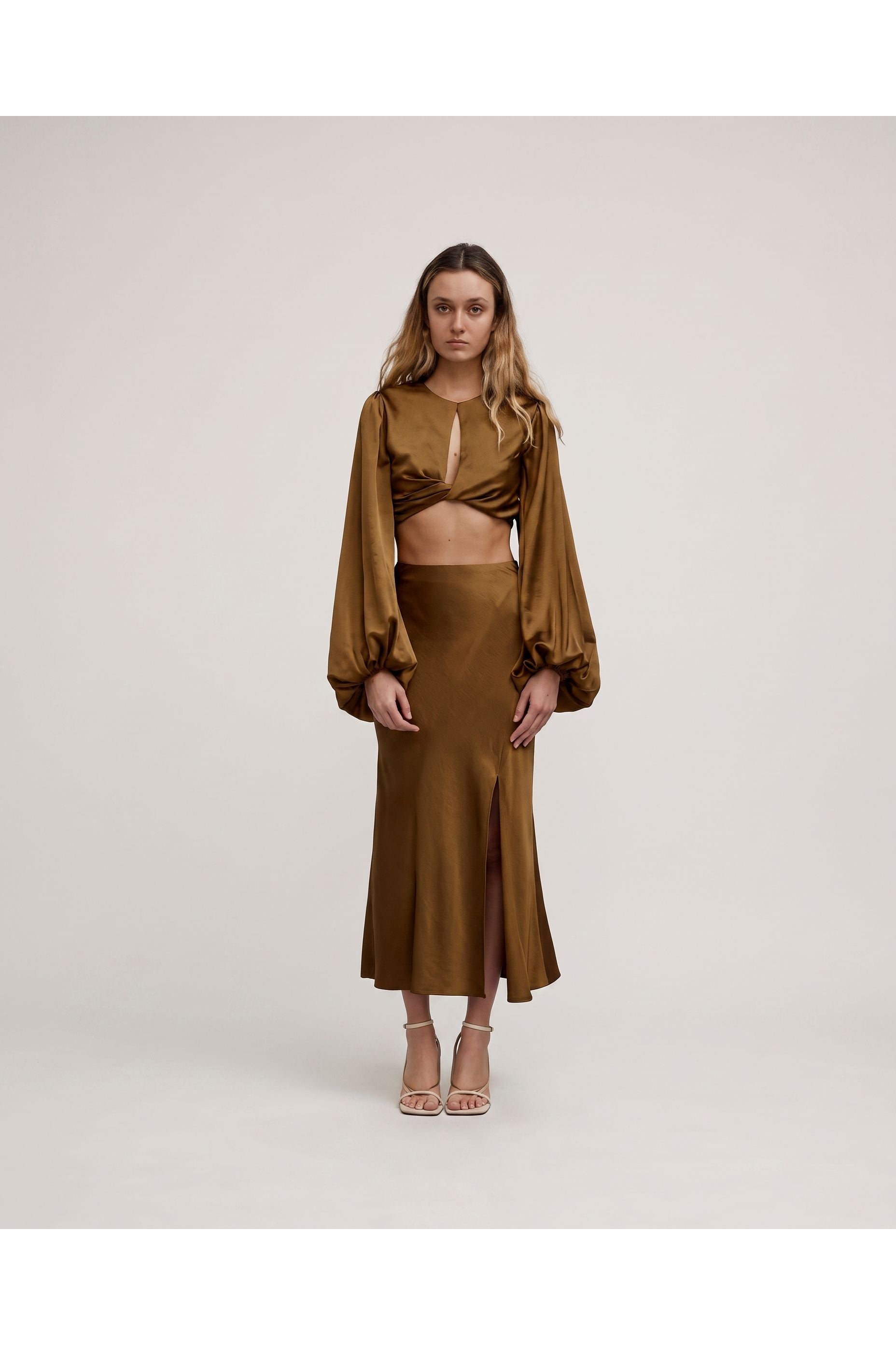 Significant Other Mimi Top Dark Gold