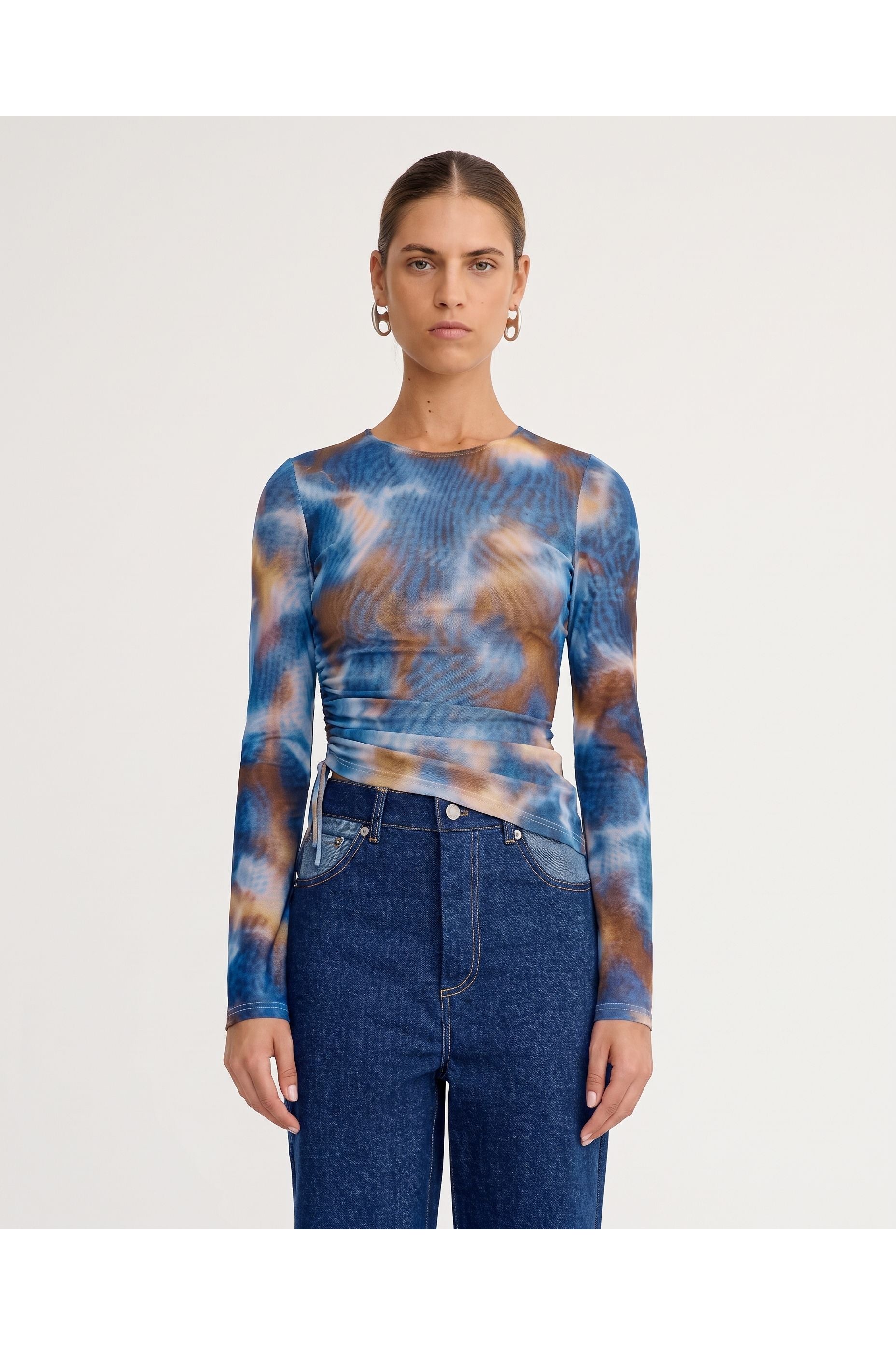 Significant Other Drew Top Dipped Cobalt