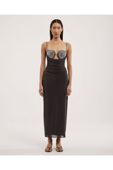 Significant Other Maddie Midi Dress Espresso
