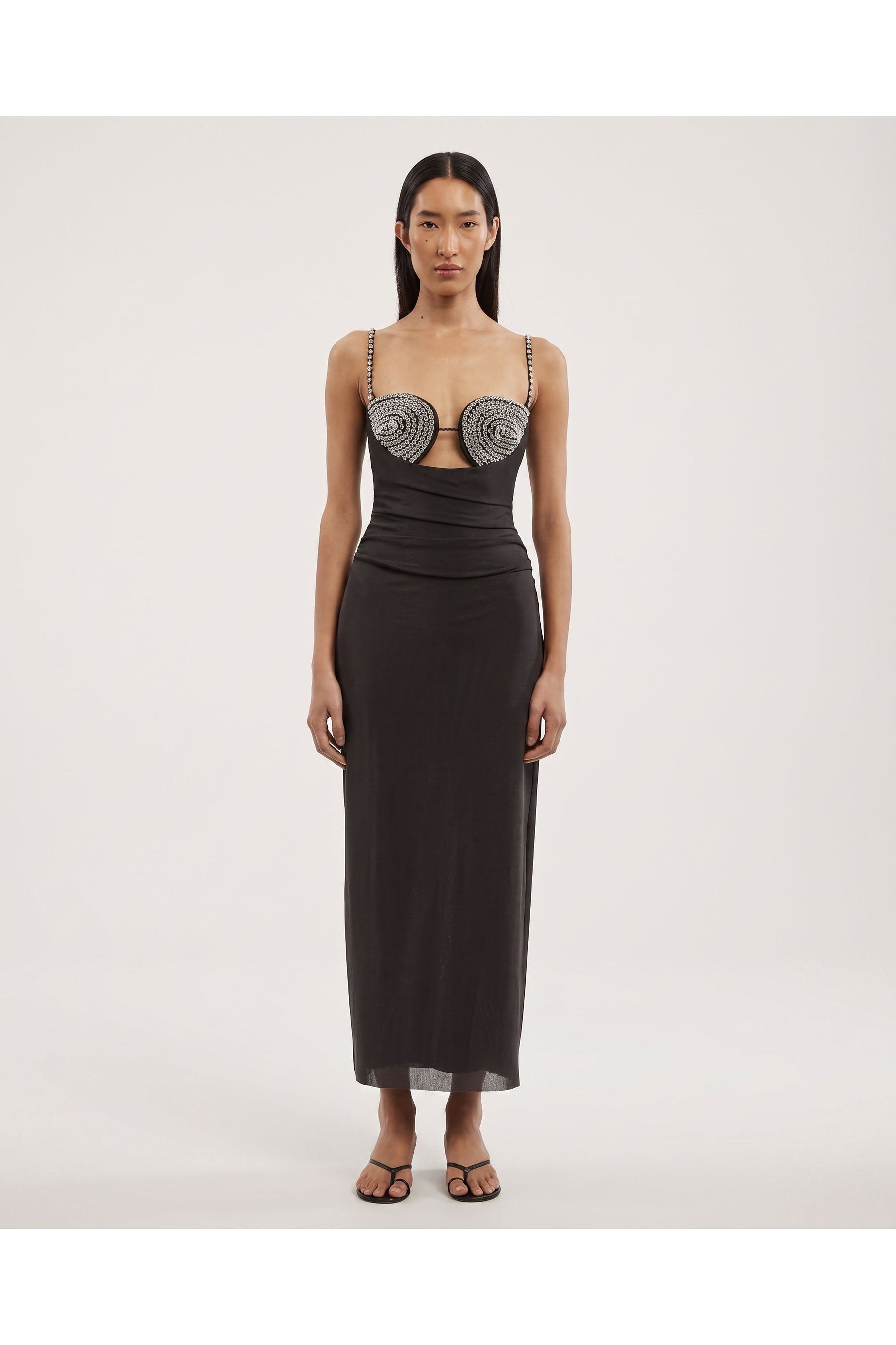 Significant Other Maddie Midi Dress Espresso