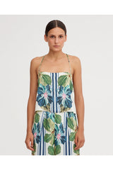 Significant Other Mariah Top Hibiscus Tile