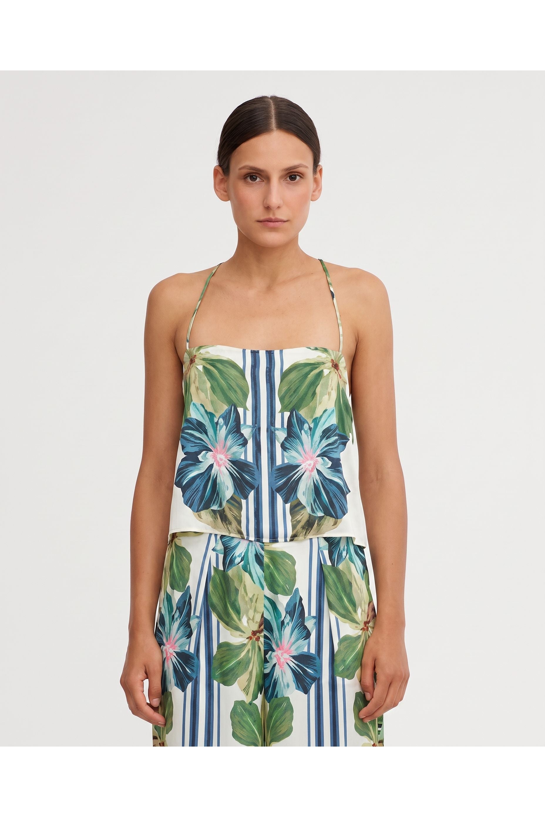Significant Other Mariah Top Hibiscus Tile