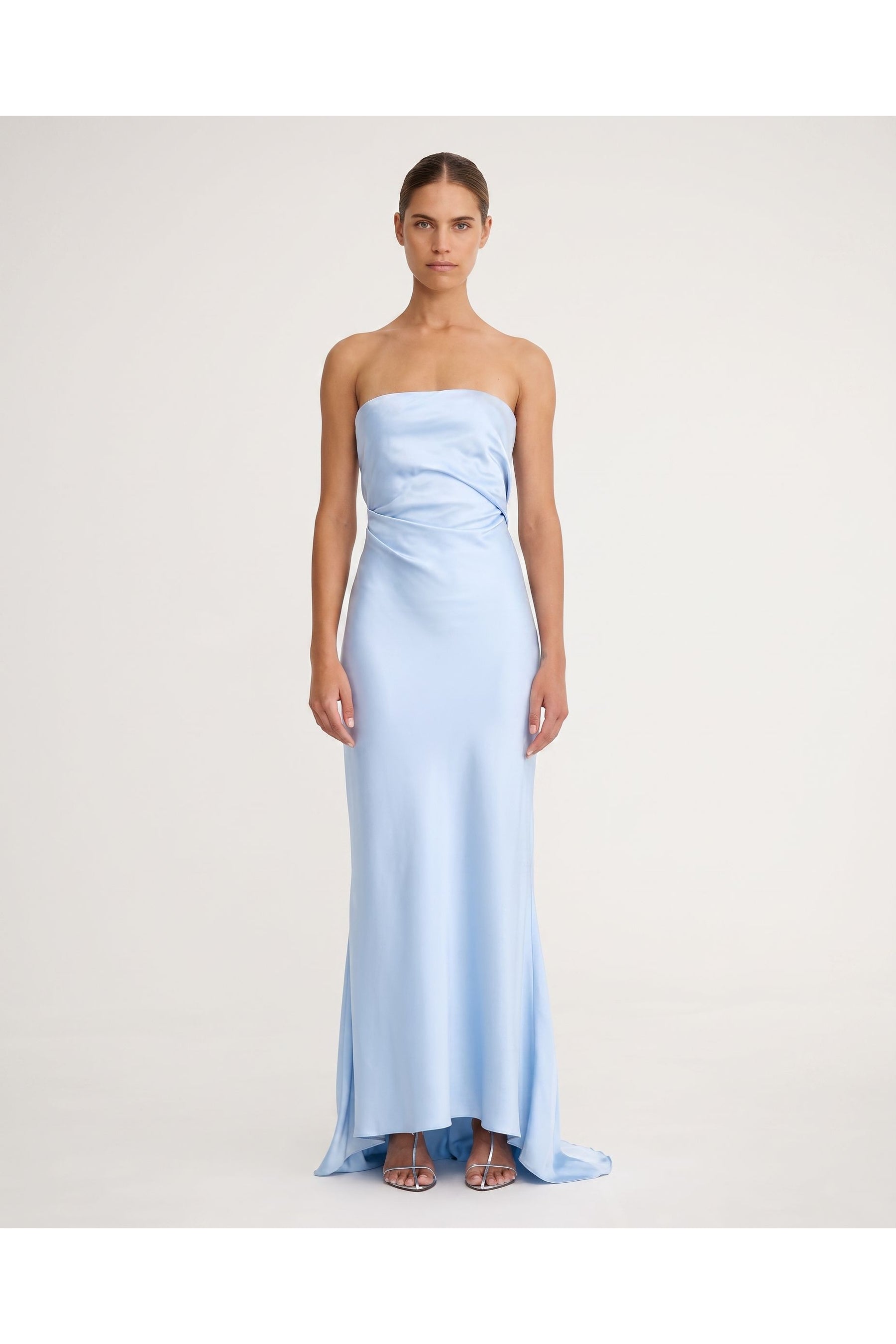 Significant Other Lucile Strapless Gown Ice Blue