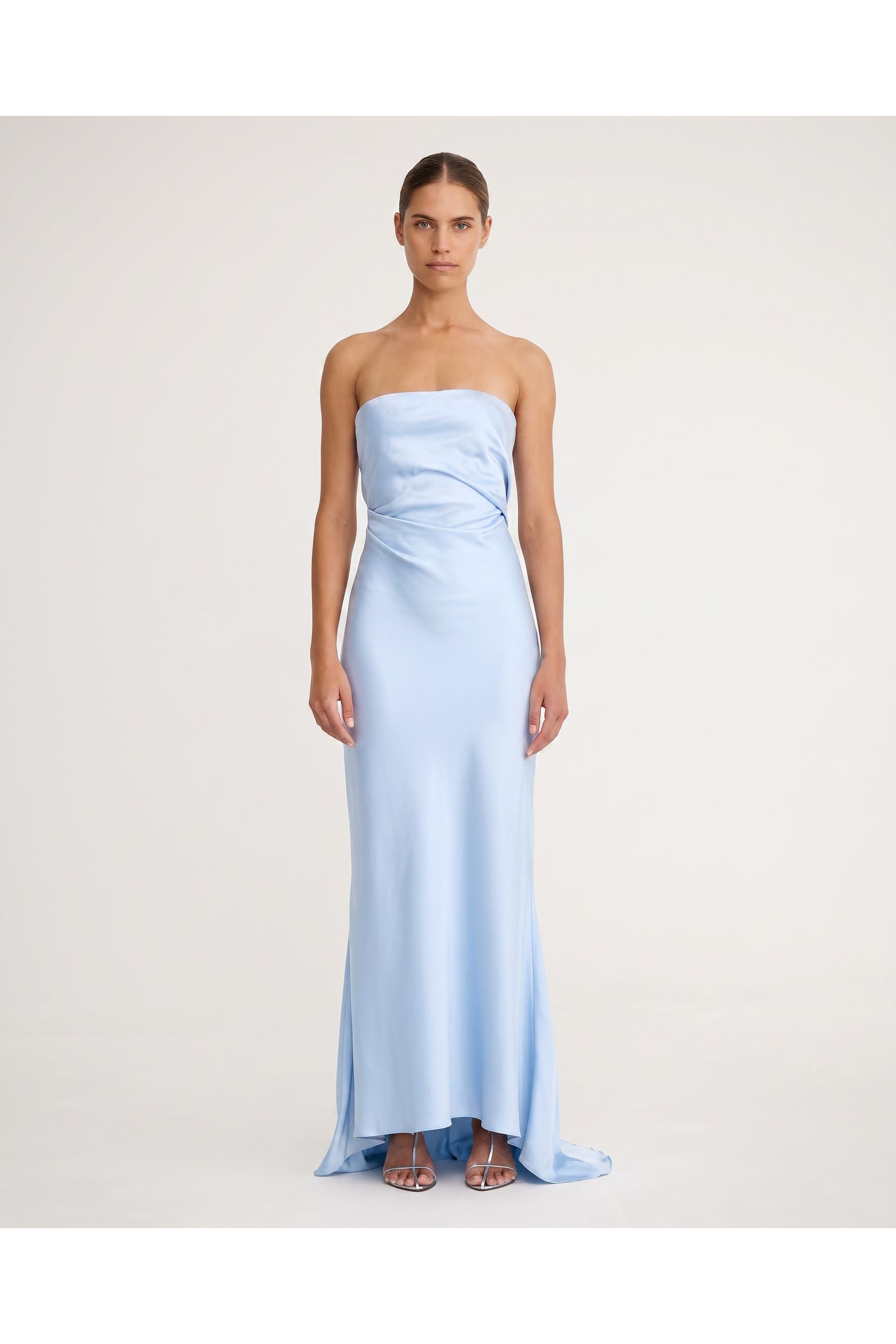 Significant Other Lucile Strapless Gown Ice Blue