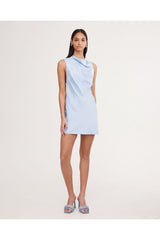 Significant Other Annabel Bias Mini Dress Ice Blue