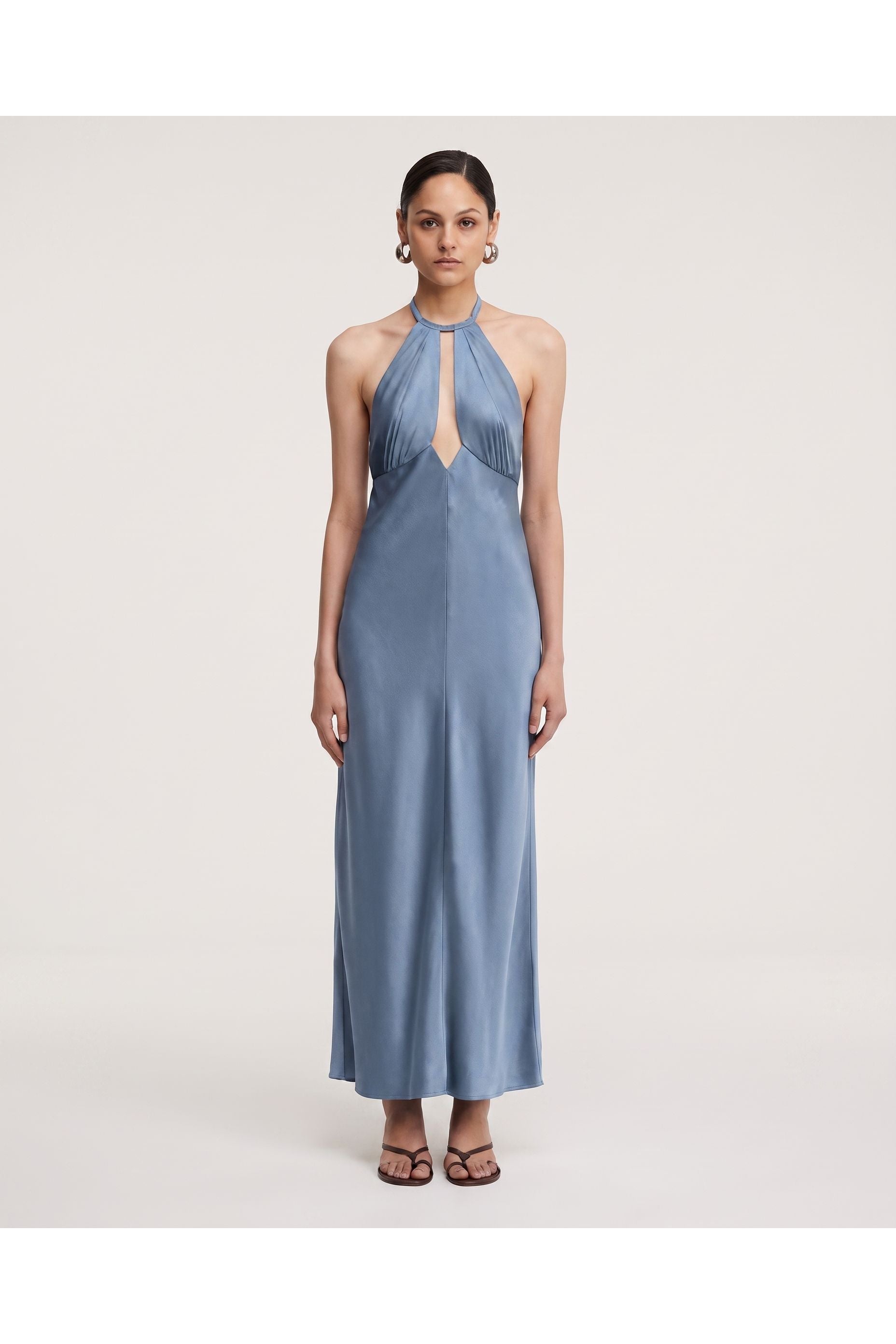 Significant Other Becca Halter Dress Iron