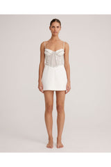 Significant Other Kimberley Micro Mini Dress Ivory