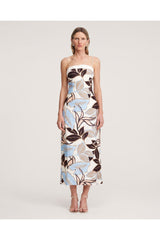 Significant Other Halli Midi Dress Light Rainforest