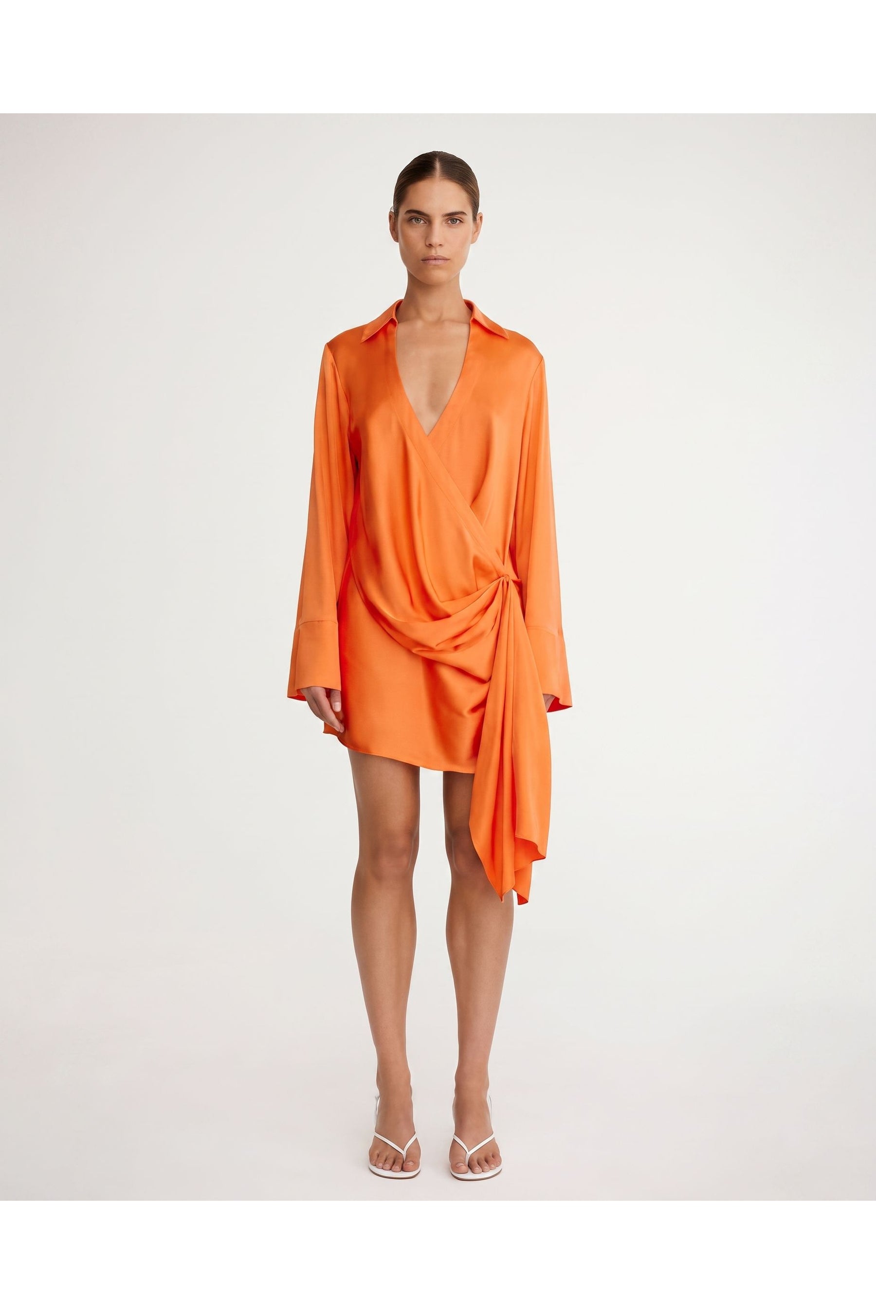 Significant Other Elaina Wrap Dress Paprika