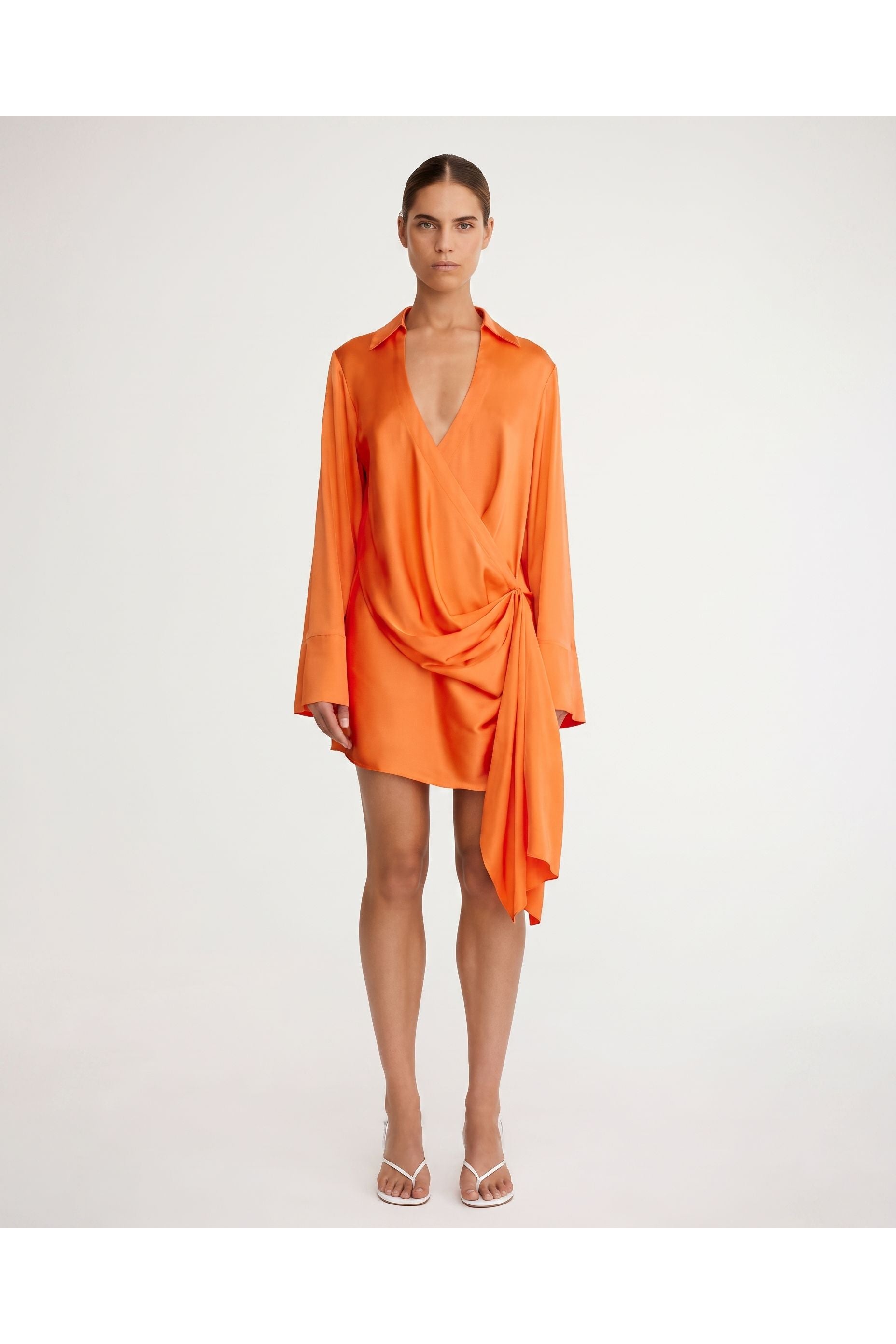 Significant Other Elaina Wrap Dress Paprika