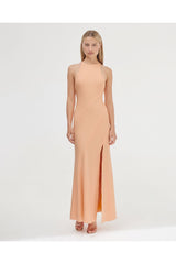 Significant Other Aisling Backless Dress Peach Sherbet