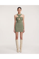 Significant Other Drew Mini Dress Pesto