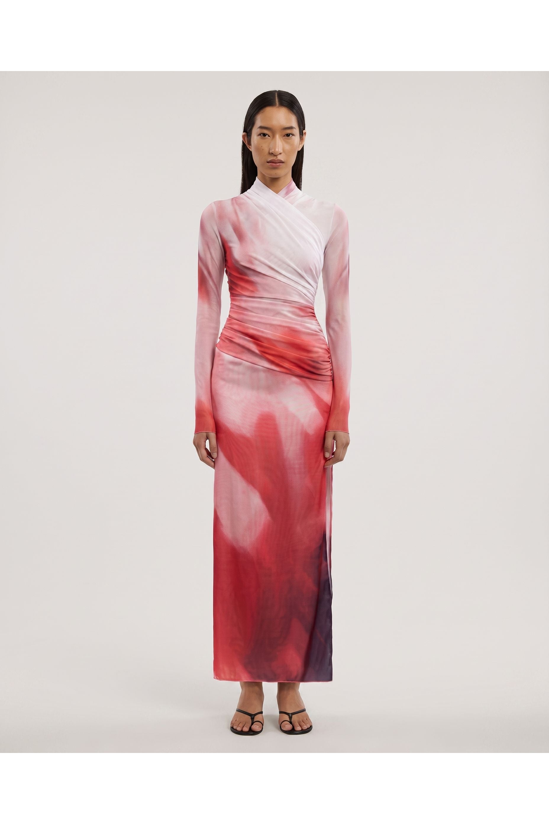 Significant Other Brianna Long Sleeve Maxi Dress Rosewater Haze
