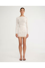 Significant Other Siobhan Mini Dress Sand Splice
