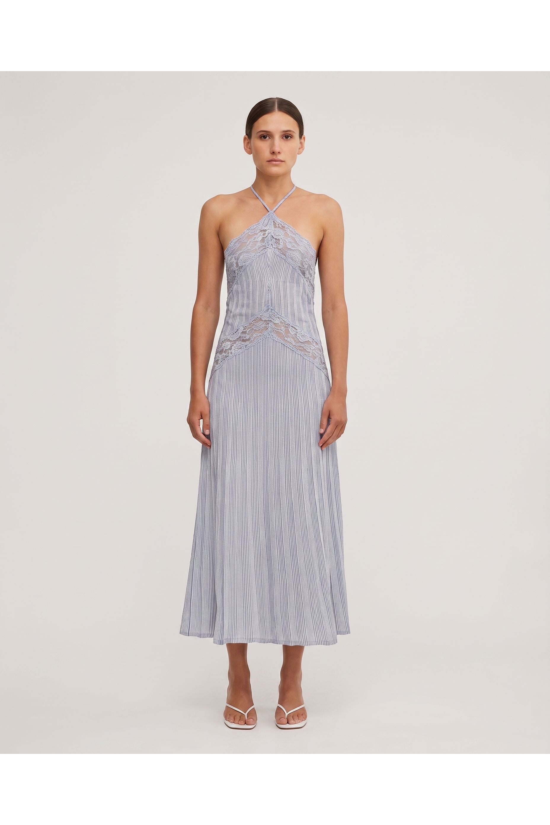 Significant Other Niamh Midi Dress Silver
